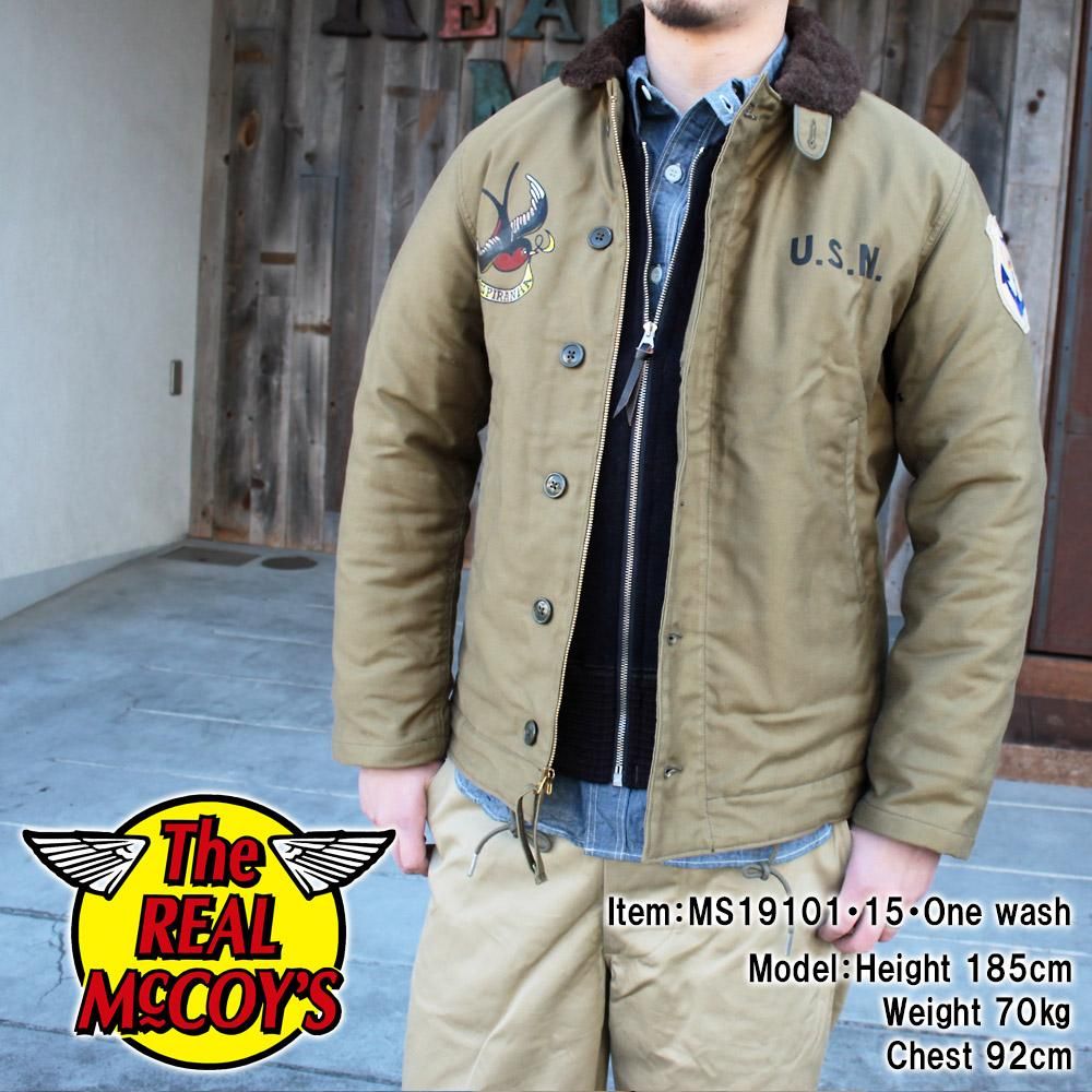 ザ リアルマッコイズ デッキジャケット N-1 KHAKI PT29 MJ20115 THE