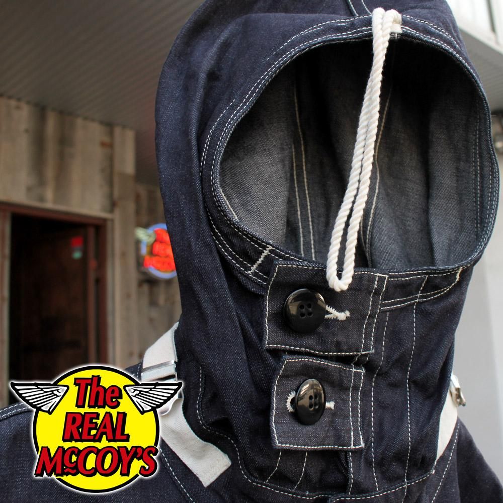 The Real Mccoy S Mj014 U S Navy Denim Parka The Real Mccoy S Mj014 U S Navy Denim Parka