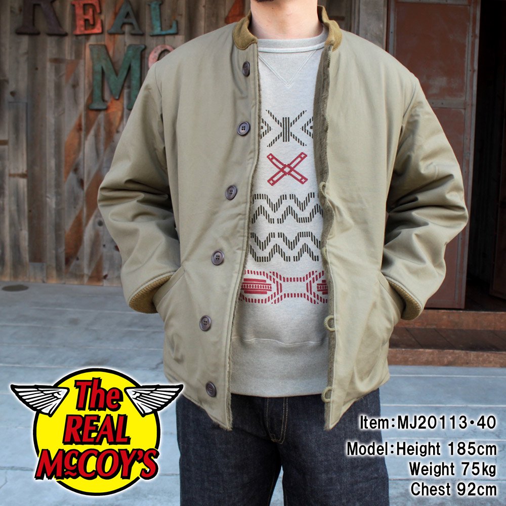 The REAL McCOY'S MJ20113 JACKET, FIELD, PILE,