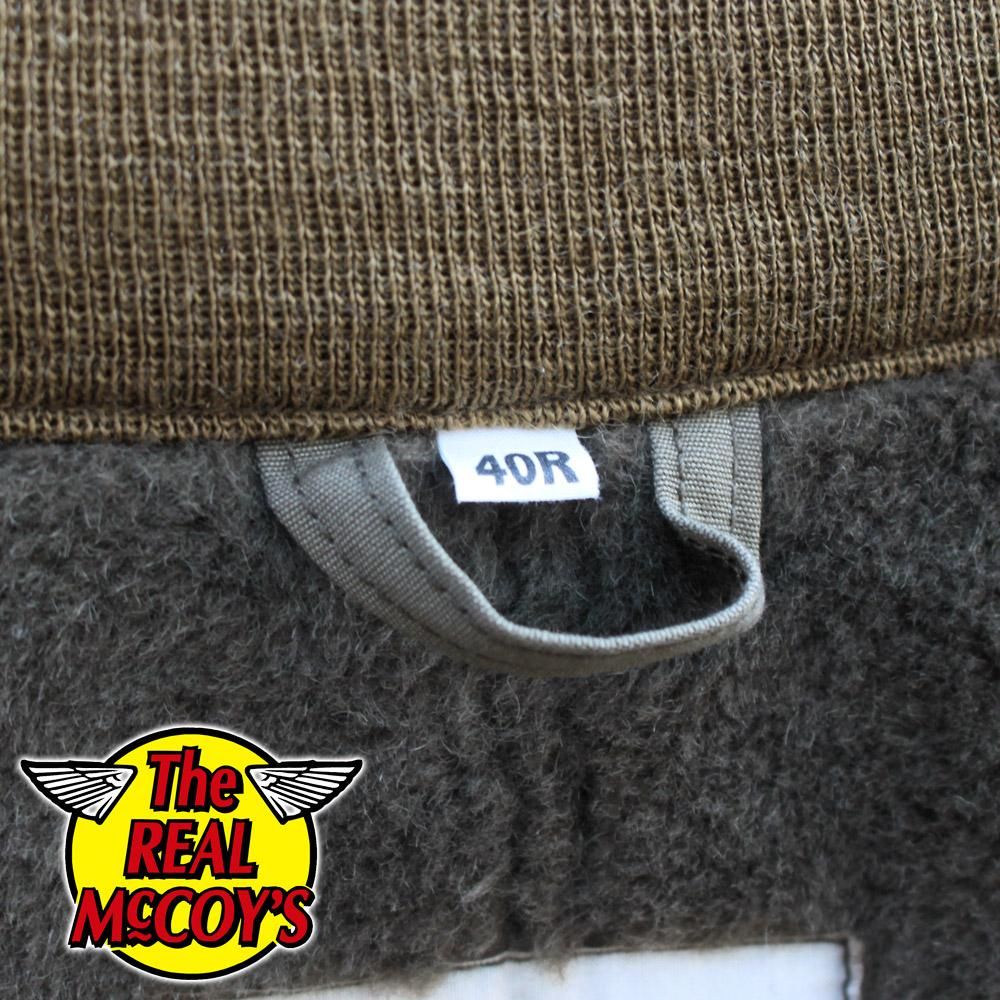 The REAL McCOY'S MJ20113 JACKET, FIELD, PILE, O.D.