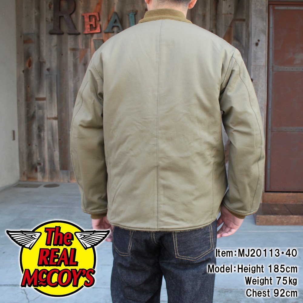 The REAL McCOY'S MJ20113 JACKET, FIELD, PILE, O.D.