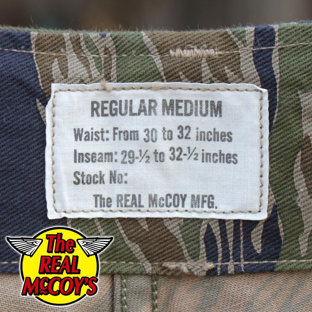 The REAL McCOY'S MP21003 TIGER CAMOUFLAGE SHORTS / TADPOLE