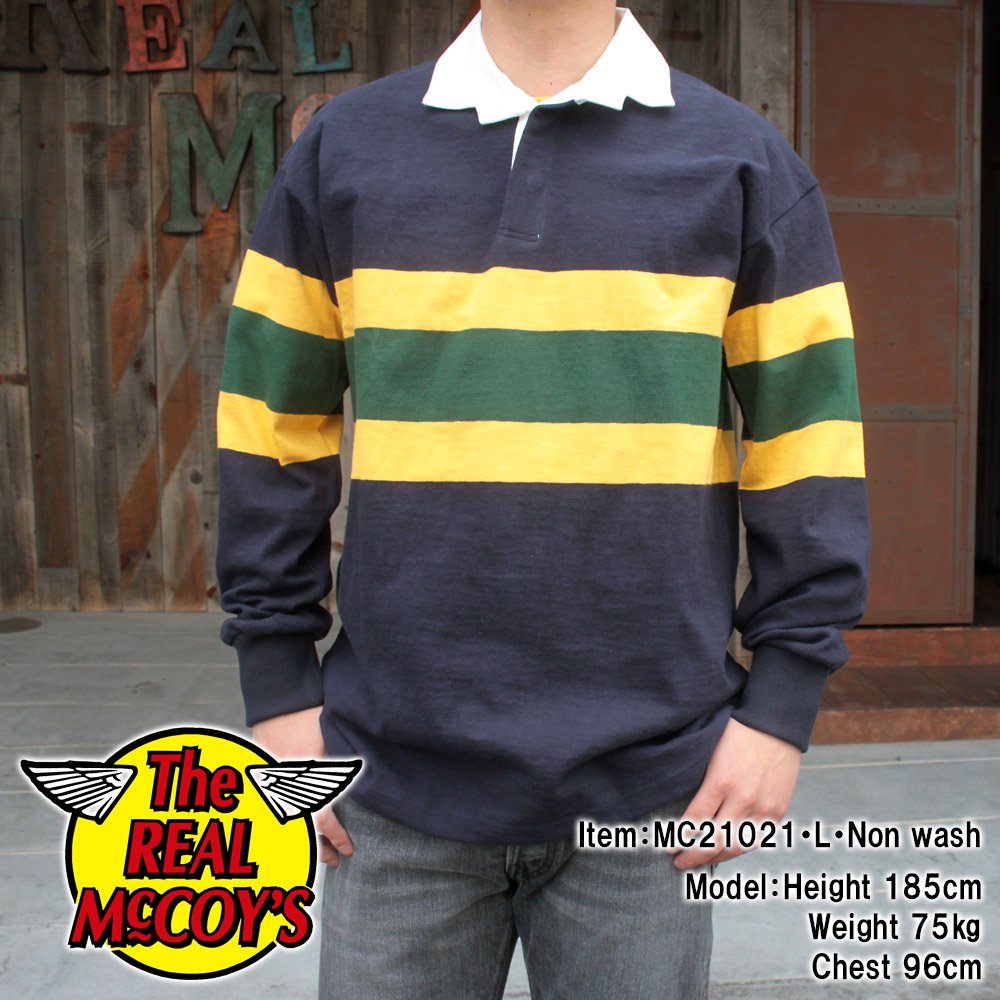 JOE McCOY MC21021 CLIMBERS' STRIPED RUGBY SHIRT