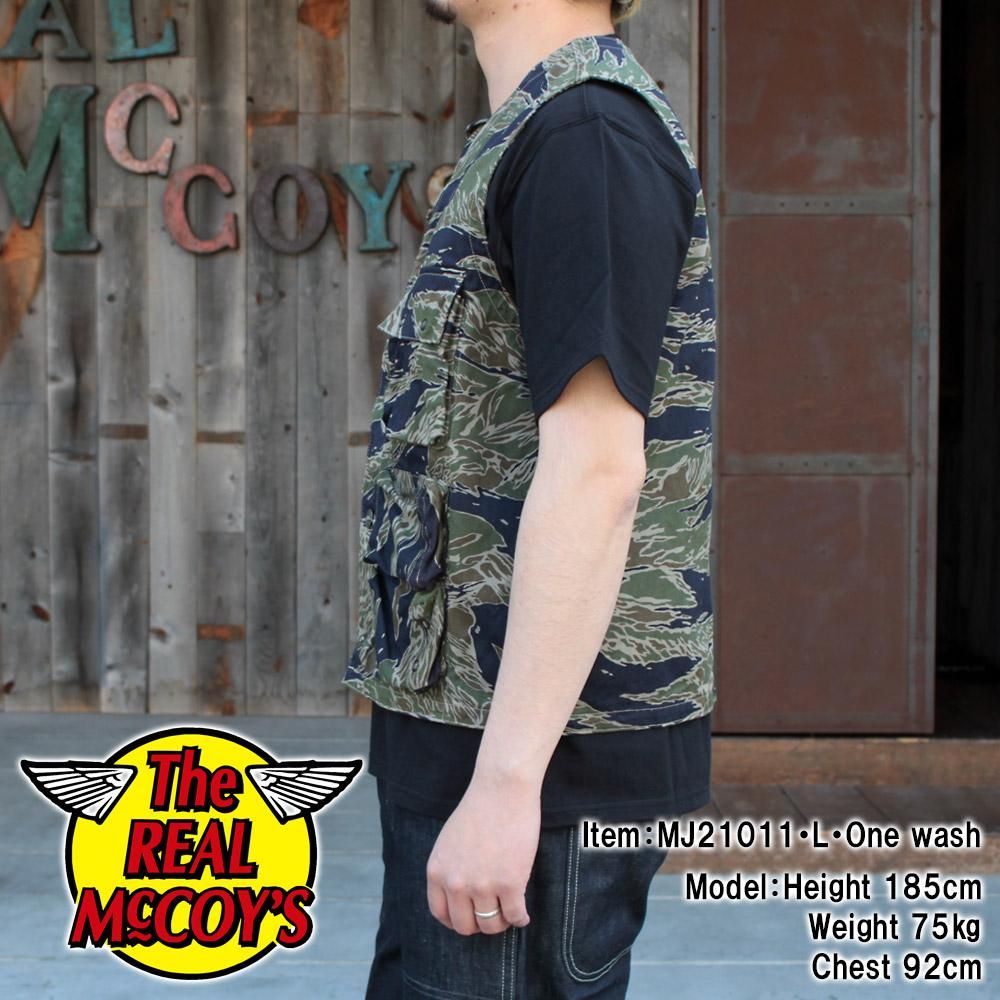 The REAL McCOY'S MJ21011 TIGER CAMOUFLAGE VEST / TADPOLE