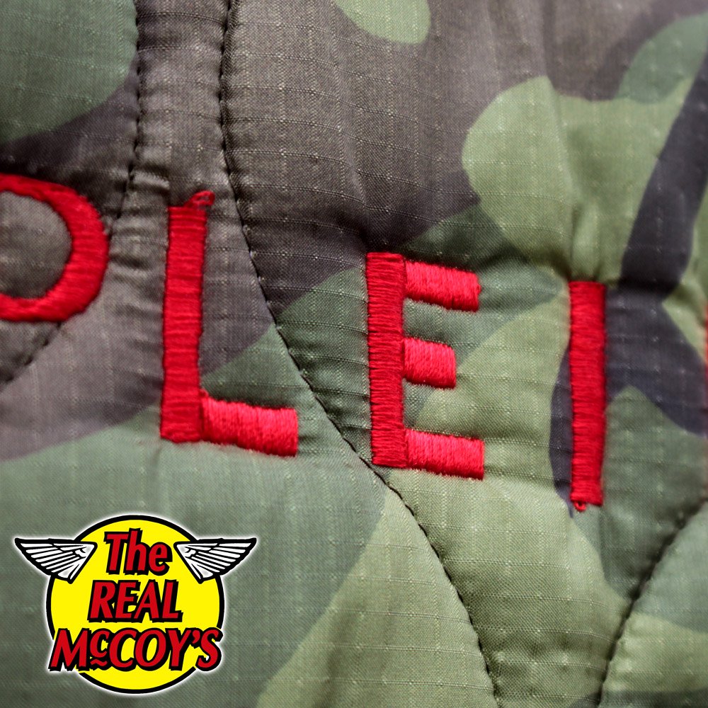 The REAL McCOY'S MJ21012 LINER, CAMOUFLAGE PONCHO PARKA