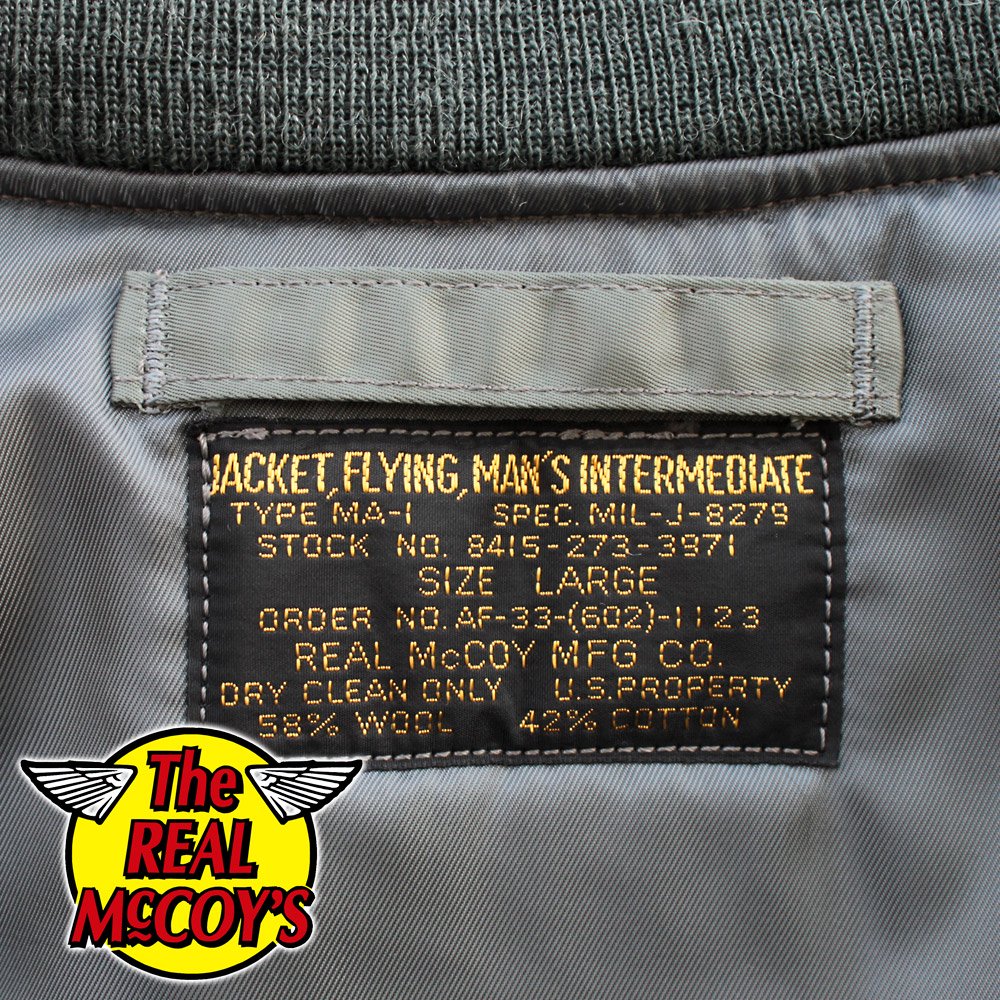 The REAL McCOY'S MJ21108 TYPE MA-1 REAL MCCOY MFG. CO.