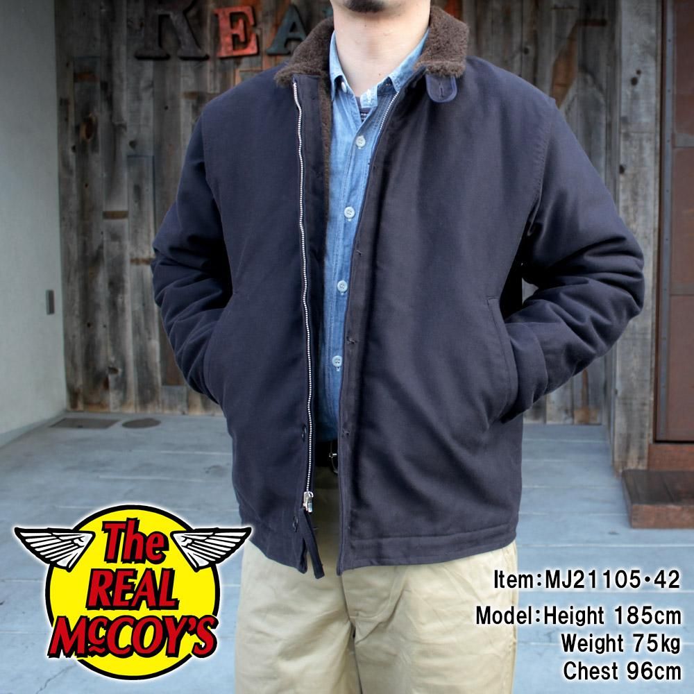 The REAL McCOY'S MJ21105 N-1 DECK JACKET (NAVY)