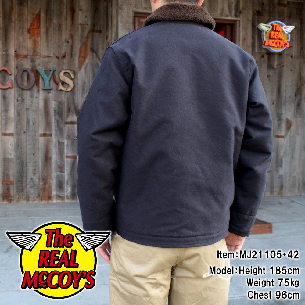 The REAL McCOY'S MJ21105 N-1 DECK JACKET (NAVY)