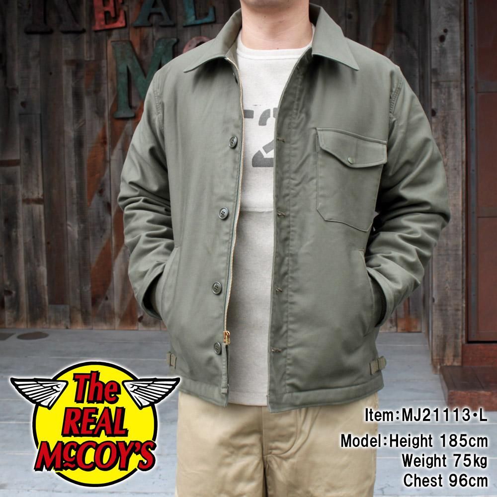 The REAL McCOY'S MJ21113 U.S.N. A-2 DECK JACKET REAL MCCOY MFG.