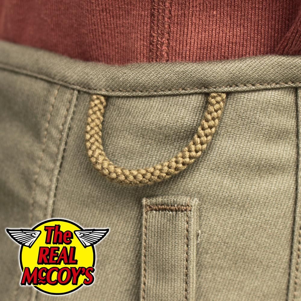 The Real McCoy's U.S.N. A-2 Deck Trousers - Olive – Standard