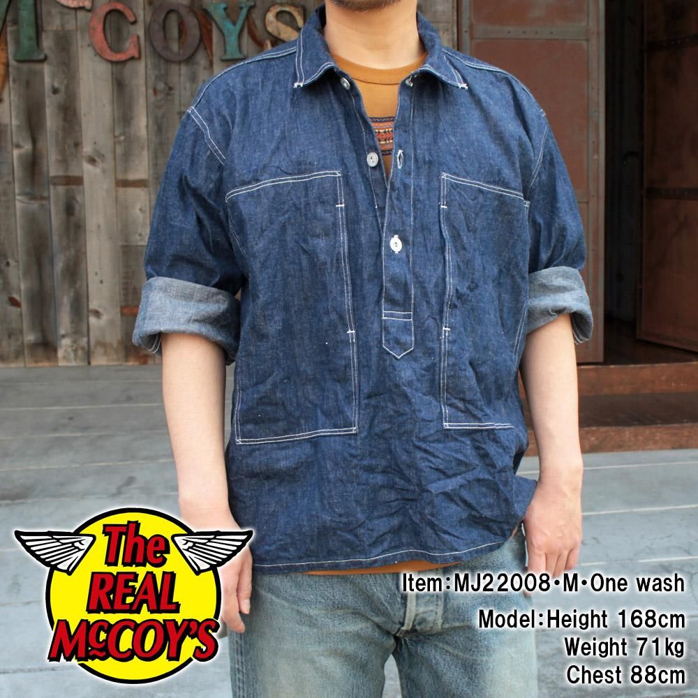 The REAL McCOY'S MJ22008 UNIFORM, WORK, BLUE DENIM