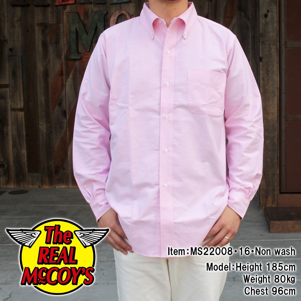 新色追加 JOE MCCOY BUTTON DOWN SHIRT ボタンダウン