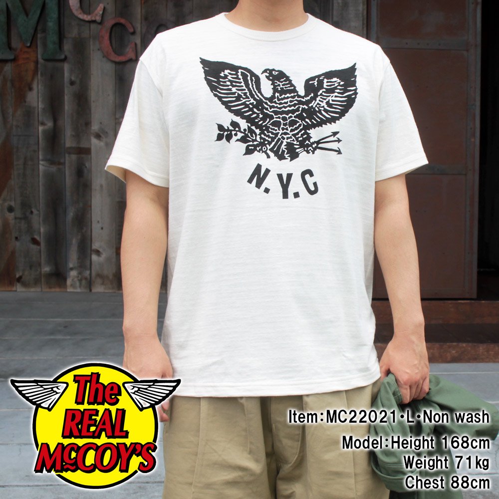 JOE McCOY MC22021 AMERICAN ATHLETIC TEE / N.Y.C.