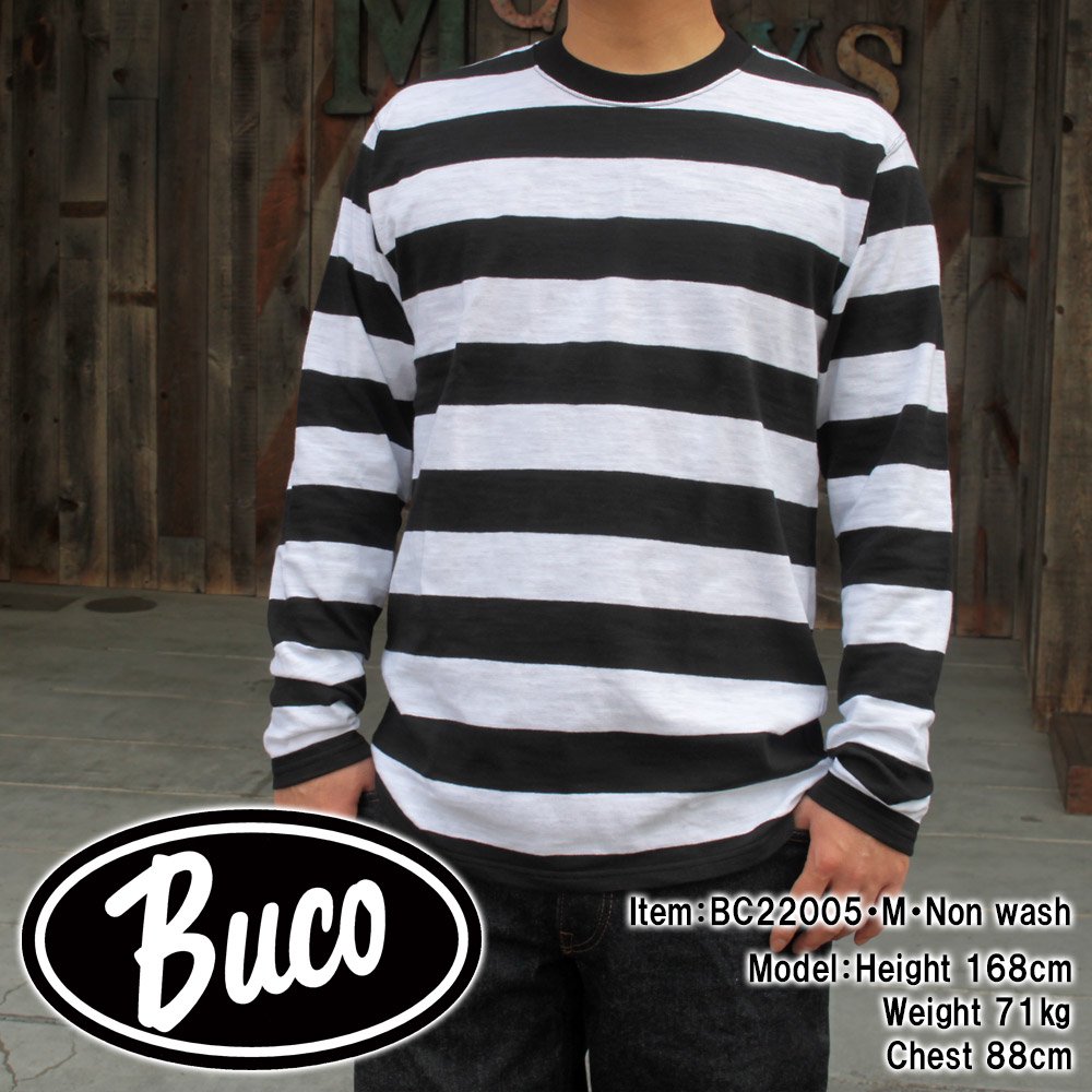 BUCO BC22005 BUCO STRIPE TEE L/S