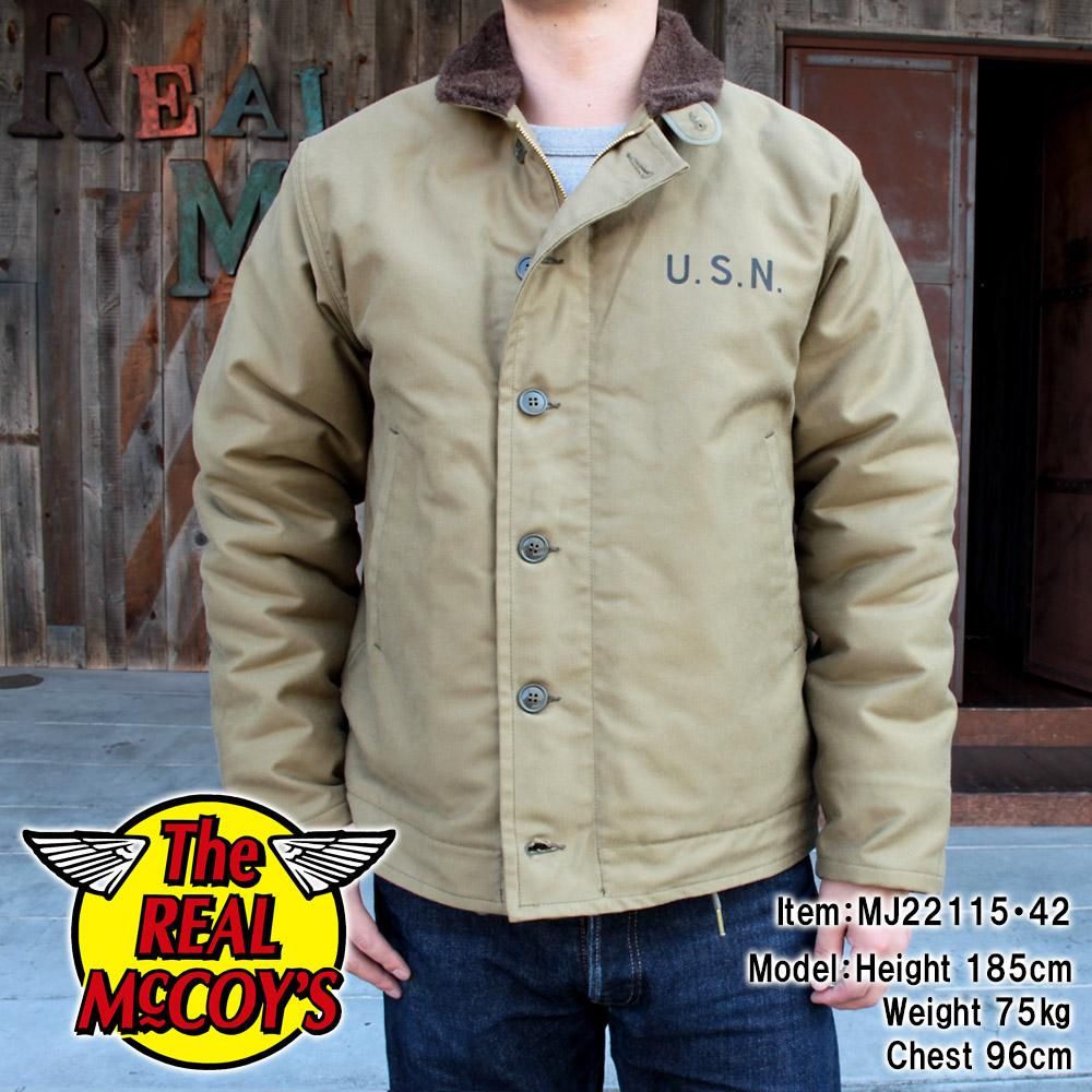 N-1 DECK JACKET (KHAKI) / STENCIL