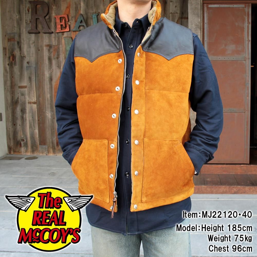 JOE McCOY ROUGHOUT DOWN VEST (40)JOEMcCOY