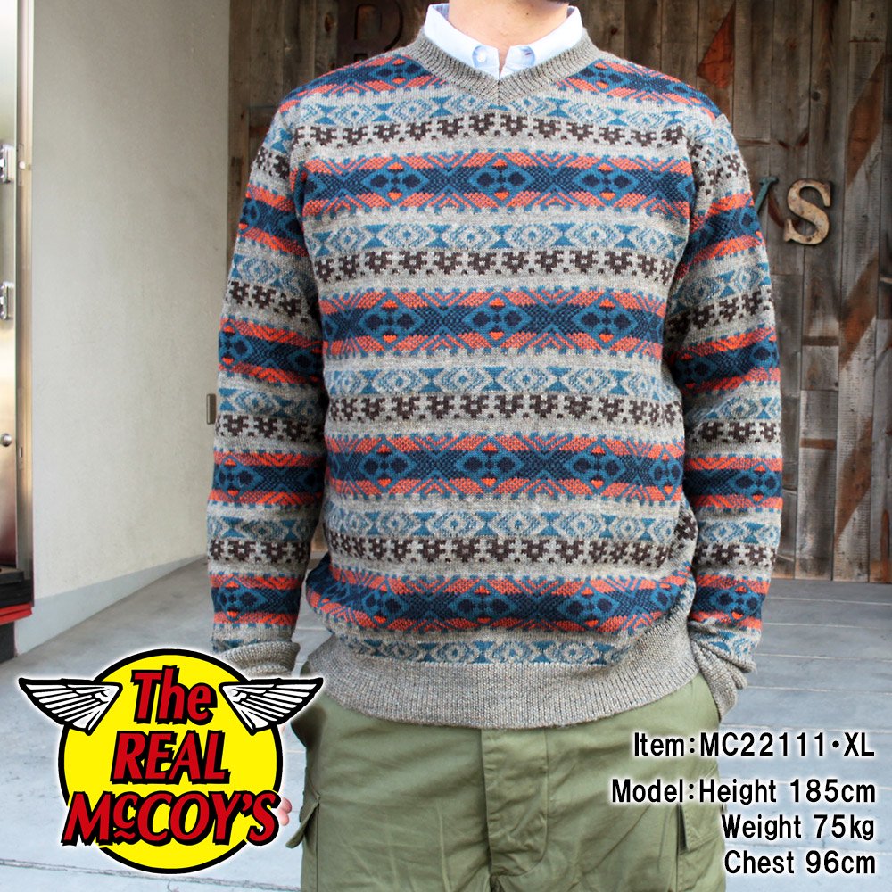 FAIR ISLE CREW NECK SWEATER