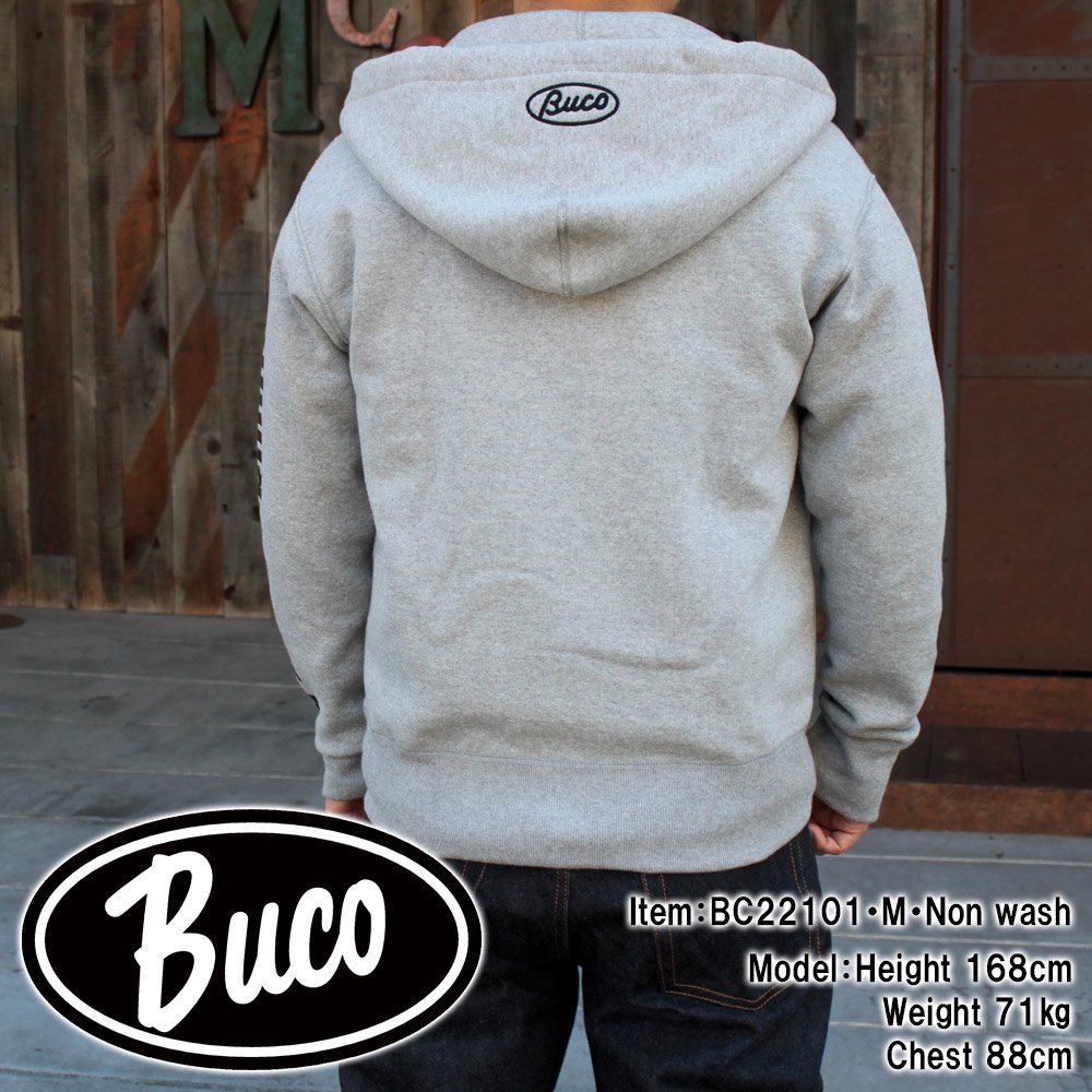 BUCO F/Z SWEATSHIRT / BUCO OVAL LOGO