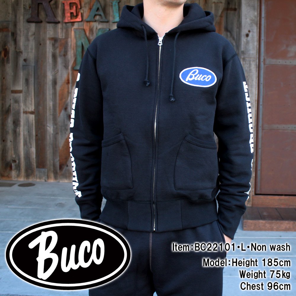 BUCO F/Z SWEATSHIRT / BUCO OVAL LOGO