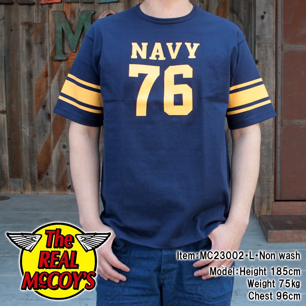 MILITARY ATHLETIC TEE / NAVY 76