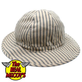 <img class='new_mark_img1' src='https://img.shop-pro.jp/img/new/icons15.gif' style='border:none;display:inline;margin:0px;padding:0px;width:auto;' />TICKING STRIPE DAISY-MAE HAT ストライプハット アーミーハット