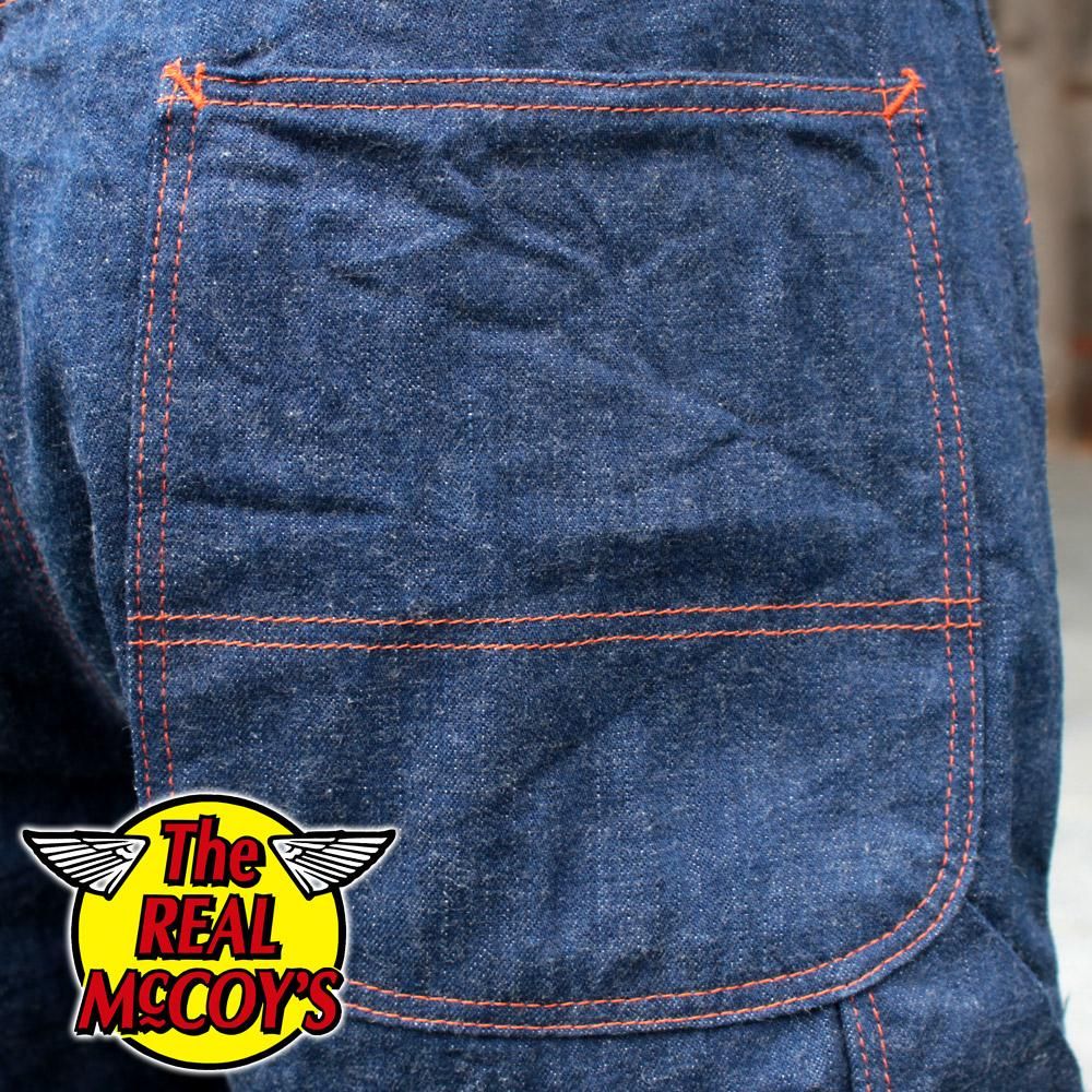 TRIPLE-STITCHED DENIM WORK TROUSERS