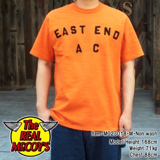 <img class='new_mark_img1' src='https://img.shop-pro.jp/img/new/icons15.gif' style='border:none;display:inline;margin:0px;padding:0px;width:auto;' />HEAVY COTTON SLUB JERSEY / EAST END AC ヘビィオンス ジャージー 半袖Tシャツ プリントTシャツ バインダーネック アップリケ