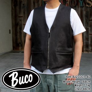 <img class='new_mark_img1' src='https://img.shop-pro.jp/img/new/icons15.gif' style='border:none;display:inline;margin:0px;padding:0px;width:auto;' />BUCO LEATHER VEST レザーベスト ライダーベスト 馬革