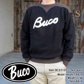 <img class='new_mark_img1' src='https://img.shop-pro.jp/img/new/icons15.gif' style='border:none;display:inline;margin:0px;padding:0px;width:auto;' />【PRE-ORDER】BUCO TWO-TONE SWEATSHIRT / BUCO