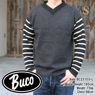 <img class='new_mark_img1' src='https://img.shop-pro.jp/img/new/icons15.gif' style='border:none;display:inline;margin:0px;padding:0px;width:auto;' />BUCO WOOL KNIT MOTORCYCLE JERSEY ウールニットモーターサイクルジャージ セーター 