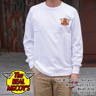 <img class='new_mark_img1' src='https://img.shop-pro.jp/img/new/icons15.gif' style='border:none;display:inline;margin:0px;padding:0px;width:auto;' />THE REAL MCCOY'S LOGO TEE L/S T T ĹµT Хͥå