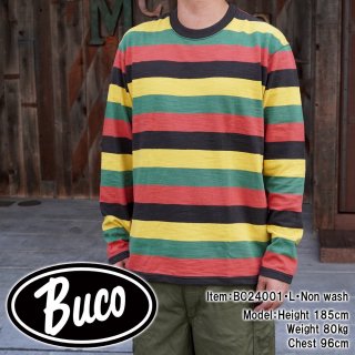 BUCO STRIPE TEE L/S T ĹµT ܡT Х