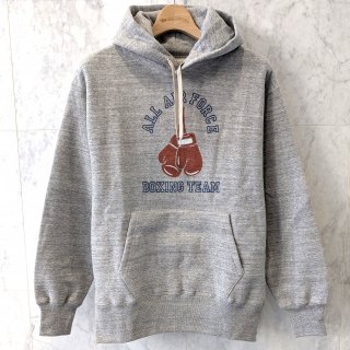 <img class='new_mark_img1' src='https://img.shop-pro.jp/img/new/icons15.gif' style='border:none;display:inline;margin:0px;padding:0px;width:auto;' />MILITARY PRINT HOODED SWEATSHIRT / AIR FORCE BOXING TEAM ߥ꥿꡼ץ ץ륪Сѡ աǥ ߤԤ 롼ץ