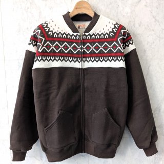 <img class='new_mark_img1' src='https://img.shop-pro.jp/img/new/icons15.gif' style='border:none;display:inline;margin:0px;padding:0px;width:auto;' />PRINTED SNOW PATTERN F/Z SWEATSHIRT Ρѥ å åץå