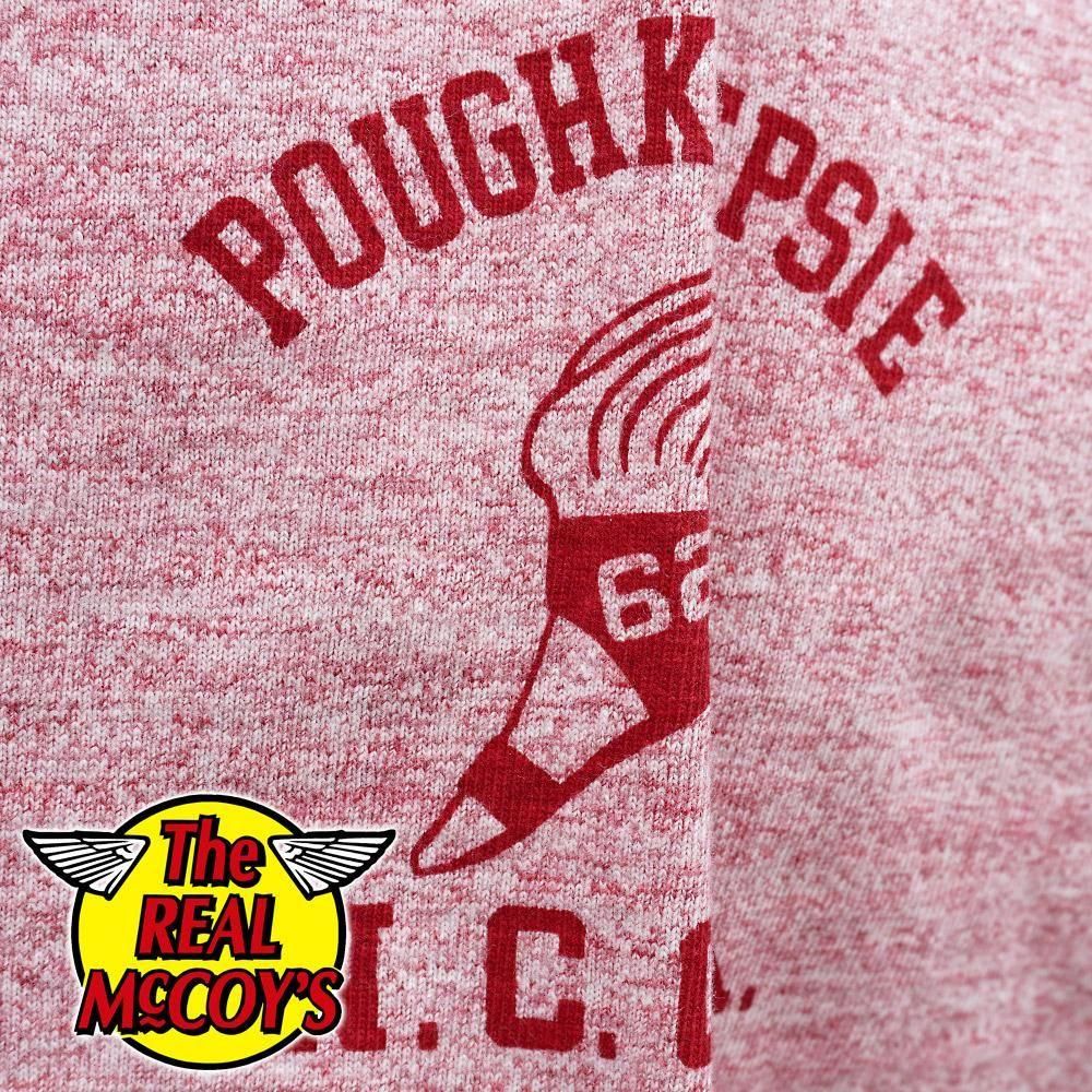 ザリアルマッコイズ POUGHKEEPSIE 杢RED (XL) JOE MCCOY TEE / POUGHKEEPSIE