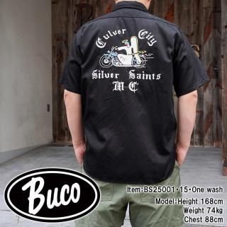 <img class='new_mark_img1' src='https://img.shop-pro.jp/img/new/icons15.gif' style='border:none;display:inline;margin:0px;padding:0px;width:auto;' />BUCO WORKSHIRT S/S / CULVER CITY  Ⱦµ HBT إܡĥ ɽ Х Х ⡼