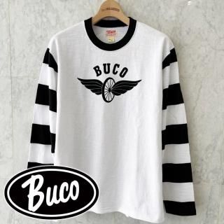 <img class='new_mark_img1' src='https://img.shop-pro.jp/img/new/icons15.gif' style='border:none;display:inline;margin:0px;padding:0px;width:auto;' />BUCO STRIPED SLEEVE TEE / FLYING WHEEL ȥ饤ץ꡼֥T ե饤󥰥ۥ Х Х ⡼