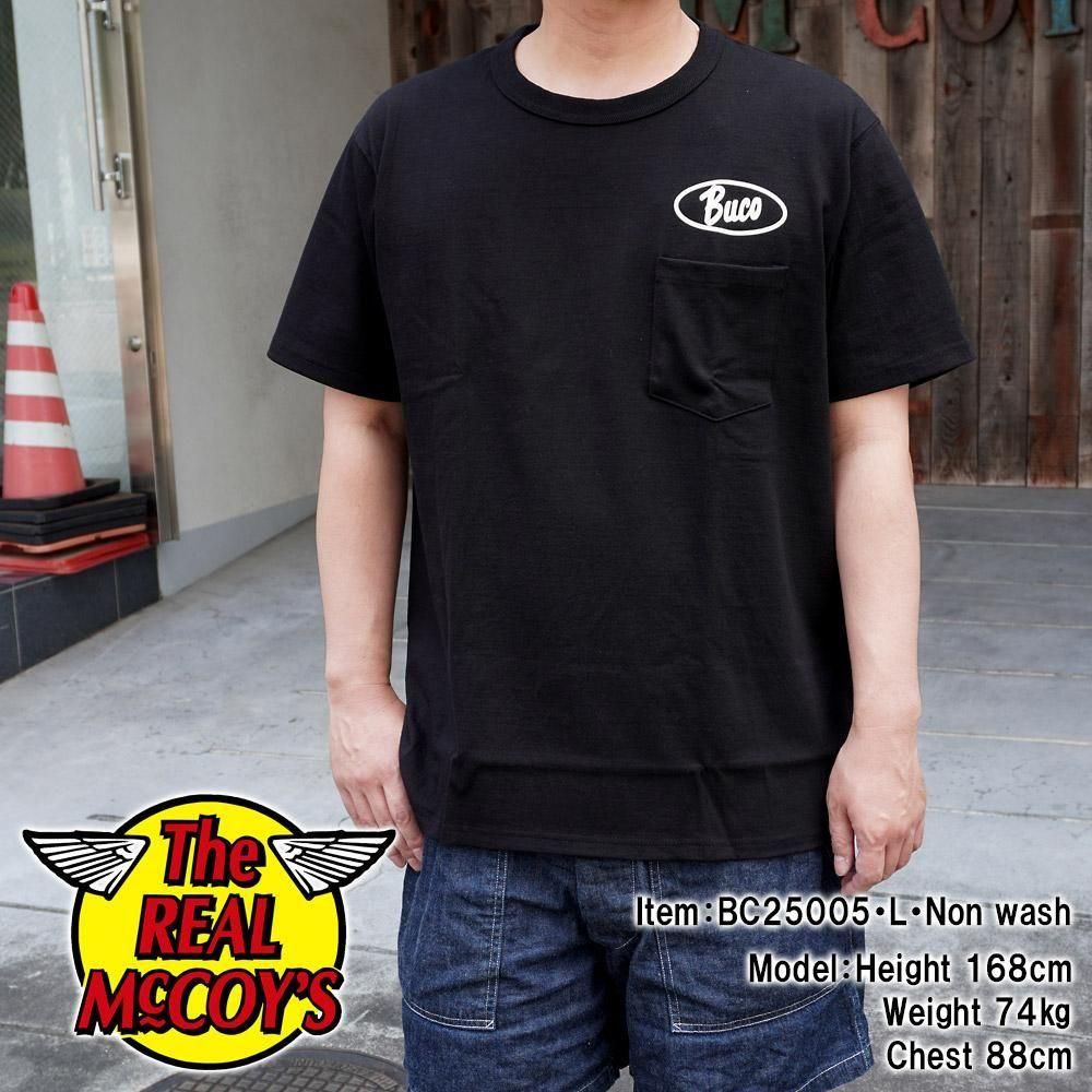 ザリアルマッコイズ BUCO TEE ENTHUSIAST ブラック (XL) BUCO TEE / ENTHUSIAST – The Real McCoy's