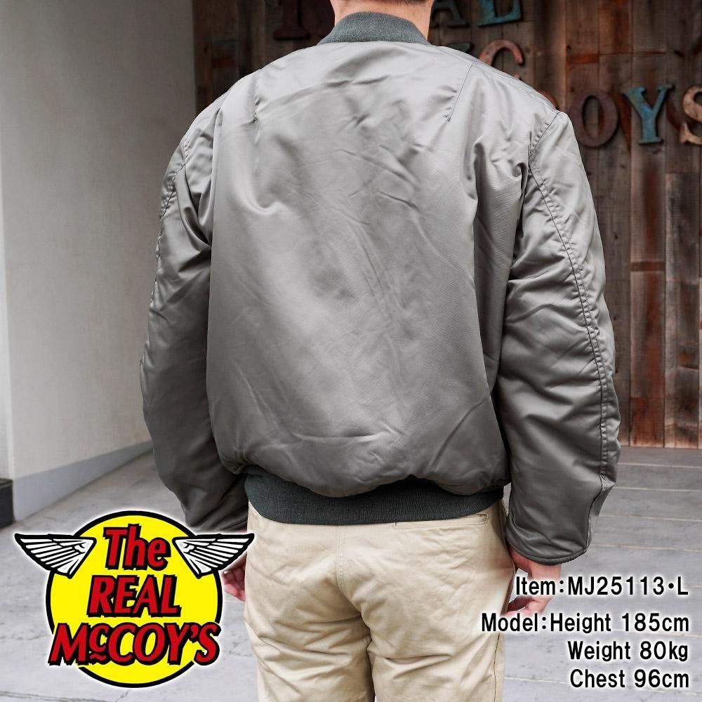 THE REAL McCOY'S グレー ジャンパー TYPE MA-1 REAL McCOY MFG. CO. / DECAL – The Real McCoy's