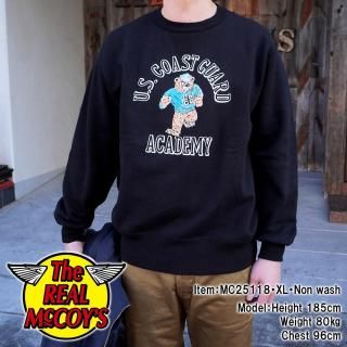 <img class='new_mark_img1' src='https://img.shop-pro.jp/img/new/icons15.gif' style='border:none;display:inline;margin:0px;padding:0px;width:auto;' />MILITARY PRINT SWEATSHIRT / U.S. COASTGUARD ACADEMY �롼�ץ������� �������åȥ���� �ߤ��Ԥ� ξV �ե��å����ץ��� �ߥ꥿�꡼