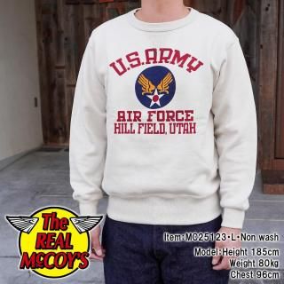 <img class='new_mark_img1' src='https://img.shop-pro.jp/img/new/icons15.gif' style='border:none;display:inline;margin:0px;padding:0px;width:auto;' />MILITARY PRINT SWEATSHIRT / U.S. ARMY AIR FORCE, HILL FIELD 롼ץ åȥ ߤԤ ξV  եޡ