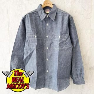 <img class='new_mark_img1' src='https://img.shop-pro.jp/img/new/icons15.gif' style='border:none;display:inline;margin:0px;padding:0px;width:auto;' />8HU CHAMBRAY SERVICEMAN WORK SHIRT ֥졼  ӥޥ󥷥 Ĺµ