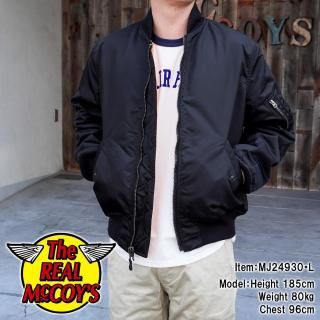 <img class='new_mark_img1' src='https://img.shop-pro.jp/img/new/icons15.gif' style='border:none;display:inline;margin:0px;padding:0px;width:auto;' />TYPE MA-1 REAL McCOY MFG. CO. / BLACK ե饤ȥ㥱å ߥ꥿꡼㥱å ܥС㥱å