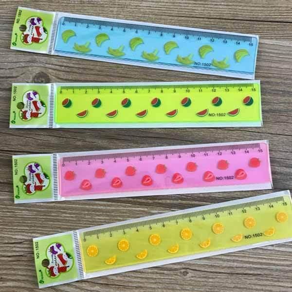 ミカングッズ 文具 可愛いフルーツ定規 ものさし たくさんのミカン柄 ミカングッズ 文具 可愛いフルーツ定規 ものさし たくさんのミカン柄