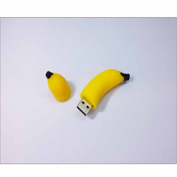 バナナグッズ 雑貨 可愛いバナナ型のusbメモリ