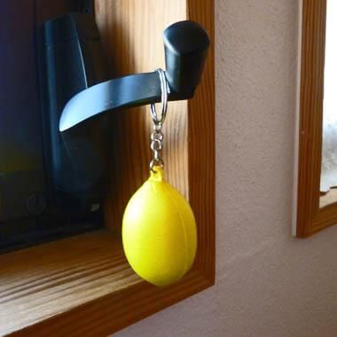 レモングッズ・アクセサリー やわらかキーホルダー レモン型