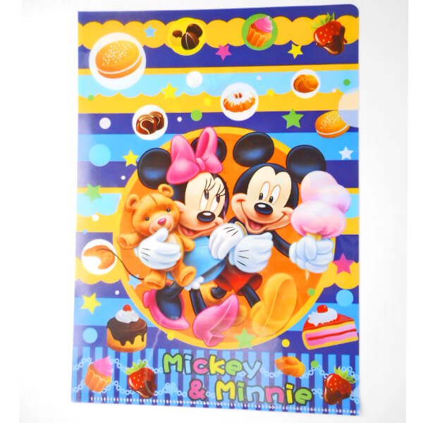 イチゴグッズ・雑貨 ディズニー イチゴ柄クリアファイル（Ａ４サイズ） ミッキーマウス