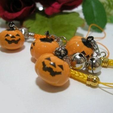 ハロウィングッズ・雑貨 ハロウィン 鈴付きストラップ