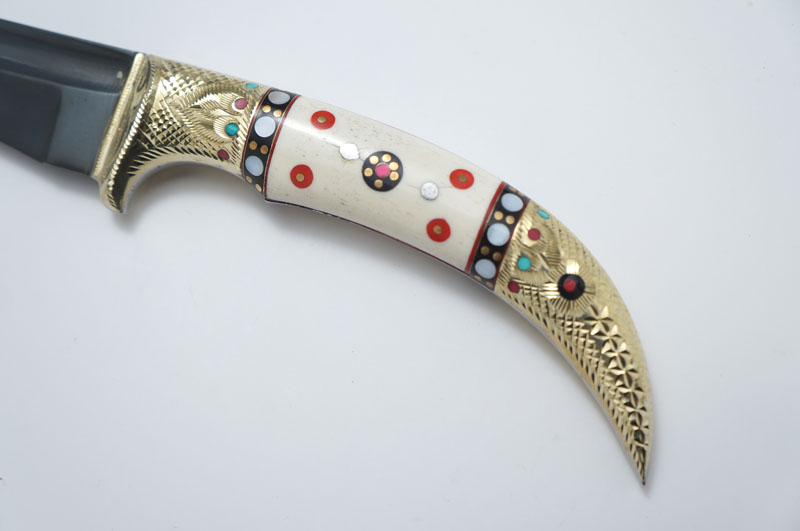 ウイグル民族工藝ナイフ16-12 - シルクロードキャラバン