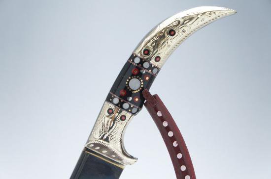 ウイグル民族工藝ナイフ16-10 - シルクロードキャラバン